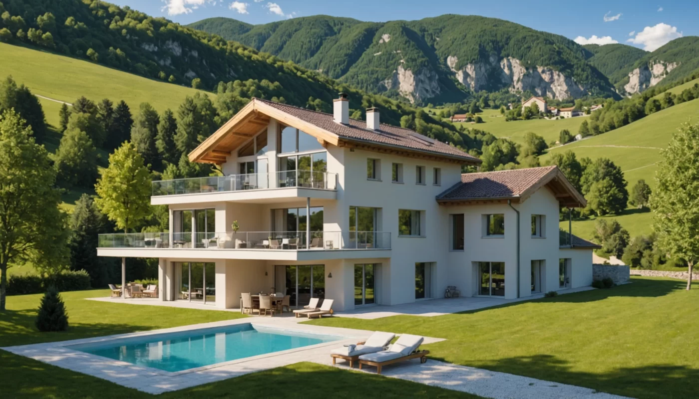 maison neuve en Isère montagnes